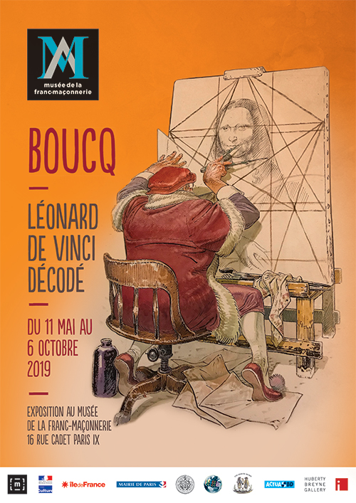 expo François Boucq – Léonard de Vinci décodé, à Paris